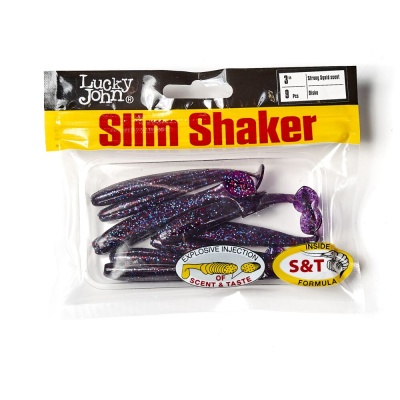 Виброхвосты съедоб. искусст. LJ Pro Series SLIM SHAKER 3in (07.60)/S63 9шт.