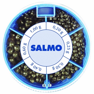 Грузила Salmo ДРОБИНКА PL 6 секций стандартные 100г набор
