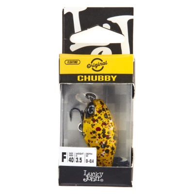 Воблер Lucky John Original CHUBBY 40F, 3.5гр, 0-0.4м, 506