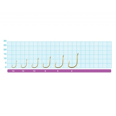 Крючок OWNER Pin Hook gold №8 9шт