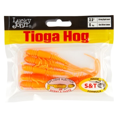Виброхвосты съедоб. искусст. LJ Pro Series TIOGA HOG 3.5in (08.90)/T54 6шт.