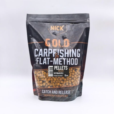 Прикормка рыболовная пеллетс NICK BAITS GOLD "OILED 10 мм" Тигровый орех; мешок 1 кг,