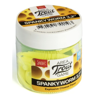 Слаги съедобные искусственные LJ Pro Series SPANKY WORM 3,2in (08.00)/S88 10шт.