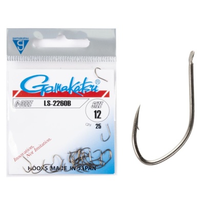 Крючки рыболовные Gamakatsu LS-2260B HOOKS BRONZE #12 (25 шт)