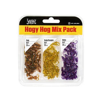 Твистеры съедоб. искусст. LJ Pro Series HOGY HOG 0,8in (02.03)/MIX1 75шт
