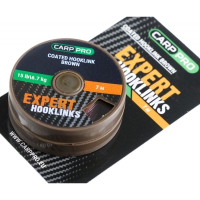 Поводковый материал без оболочки CARP PRO 15LB 7M коричневый