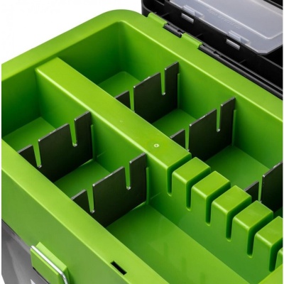 Ящик рыболовный зимний Helios FISH BOX 19л двухсекционный 39.5x25.5x38см
