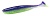 Силикон Keitech Easy Shiner 4.0" #PAL06T Violet Lime Belly