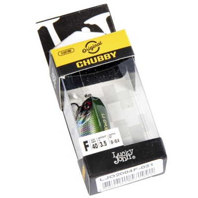 Воблер Lucky John Original CHUBBY 40F, 3.5гр, 0-0.4м, 031