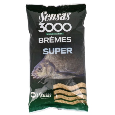 Прикормка Sensas 3000 Super BREMES 1кг, ФРАНЦИЯ