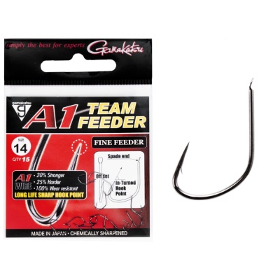 Крючки рыболовные Gamakatsu A1 TEAM FEEDER HOOKS FINE FEEDER #14