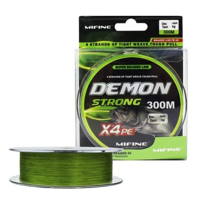Леска плетёная Mifine Demon Strong X4 300m 0,12мм