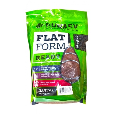 Прикормка Dunaev Flat Feeder Ready 1 кг. Палтус
