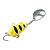 Тейл-спиннер UF Studio ТС-1 10г. #05 Желтый-Черный