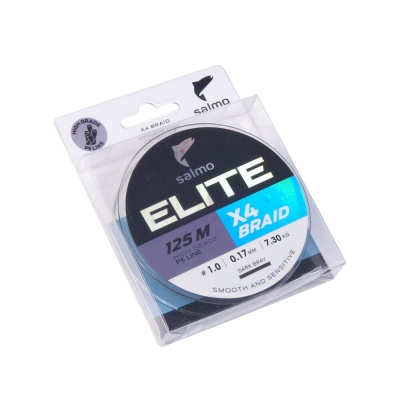 Шнур плет. Salmo Elite х4 BRAID Dark Gray 125/017