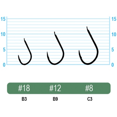 Крючок OWNER Kiwami green №12 13шт