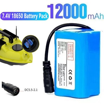 Литий-ионный аккумулятор 7.4V 12000mAh