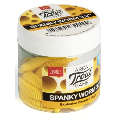 Слаги съедобные искусственные LJ Pro Series SPANKY WORM 3,2in (08.00)/101 10шт.