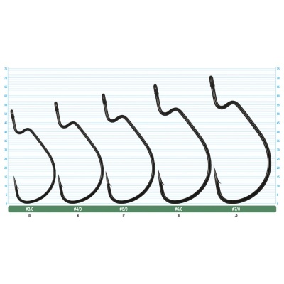 Крючок OWNER Jungle Wide Gap teflon №5/0 5шт