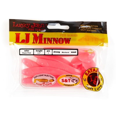 Виброхвосты съедоб. искусст. LJ Pro Series MINNOW 3.3in(08.40)/F05 7шт.