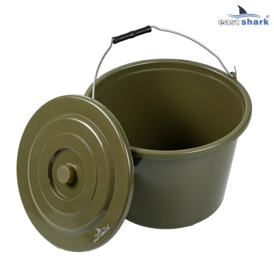 Ведро с крышкой EastShark для прикормки с крышкой 10L 003S