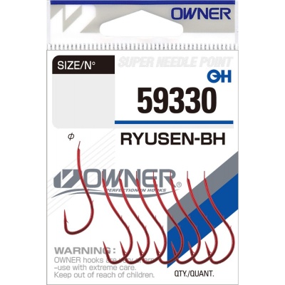 Крючок OWNER Ryusen BH red №10 12шт