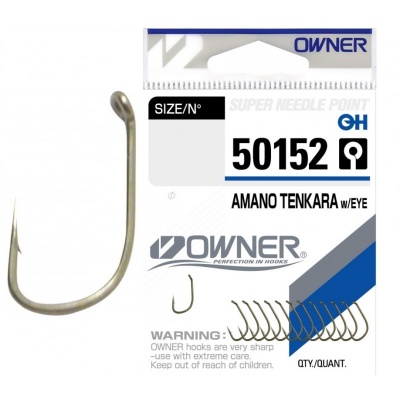 Крючок OWNER Amano Tenkara w/eye brown №14 13шт