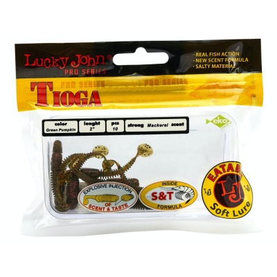 Виброхвосты съедобные искусственные LJ Pro Series TIOGA 2.0in(05.00)/PA03 10шт