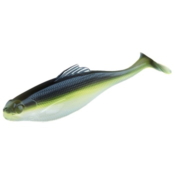 Виброхвосты съедоб. искусст. LJ Pro Series ROACH PADDLE TAIL 3.5in (08.89)/G02 6шт.