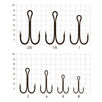 Крючки Saikyo двойн.Normal Shank KH-11041  № 6 BN (5шт)