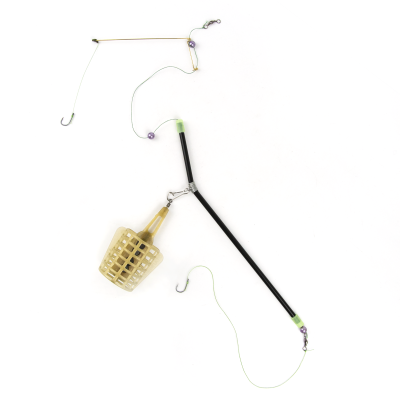 Снасть фидерная "Сталкер" 40гр. с пластиковой кормушкой