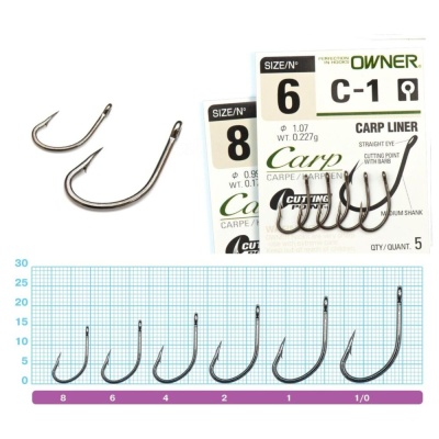 Крючок OWNER Carp Flyliner BC №6 5шт