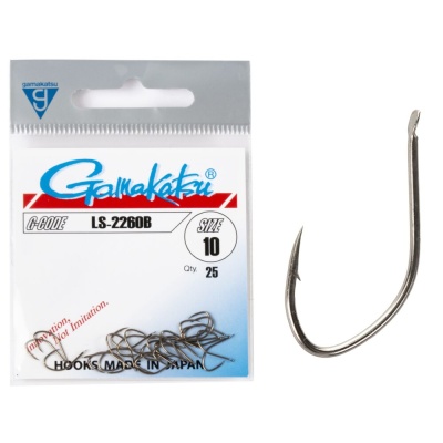 Крючки рыболовные Gamakatsu LS-2260B HOOKS BRONZE #10 (25 шт)