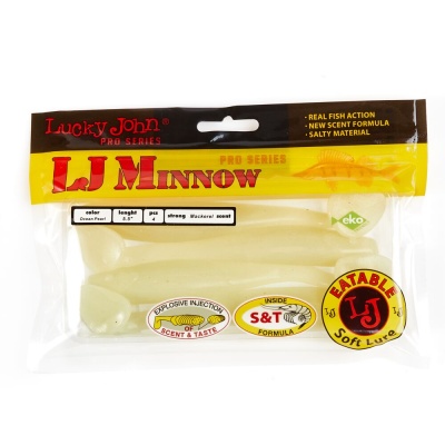 Виброхвосты съедоб. искусст. LJ Pro Series MINNOW 5.5in(13.90)/033 4шт.