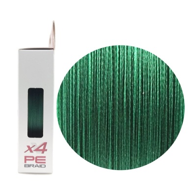 Шнур RUZZA X4 150м Moss Green 0,14мм 7,7кг/17lb