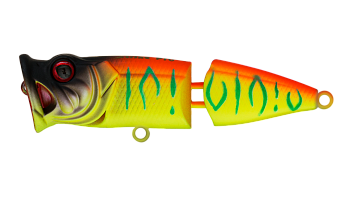 Воблер Поппер составной Strike Pro Pike Pop Joint 75, 11 гр, A242S Sunrise Mat Tiger