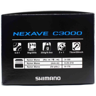 Безынерционная катушка SHIMANO Nexave C3000FI