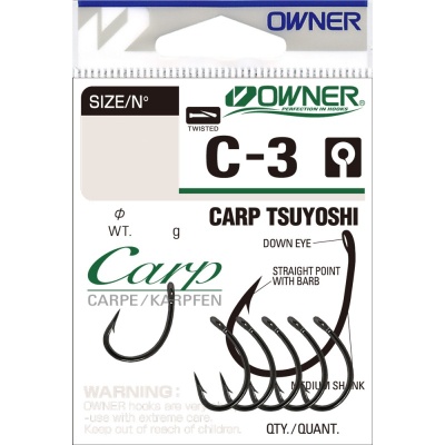 Крючок OWNER Carp Tsuyosi BC №6 7шт