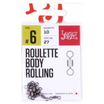 Вертлюги LJ Pro Series ROULETTE BODY ROLLING 006 10шт.