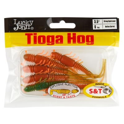 Виброхвосты съедоб. искусст. LJ Pro Series TIOGA HOG 3.5in (08.90)/T56 6шт.