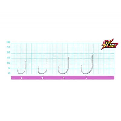 Крючок OWNER Carp Taff Iseama teflon №8 9шт