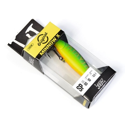 Воблер Lucky John Original MINNOW X 80SP 10гр, 0-1м, A03