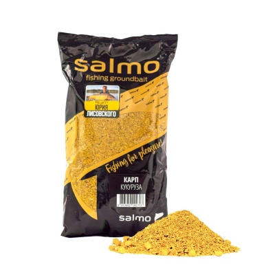 Прикормка рыболовная SALMO Карп кукуруза, 1 кг