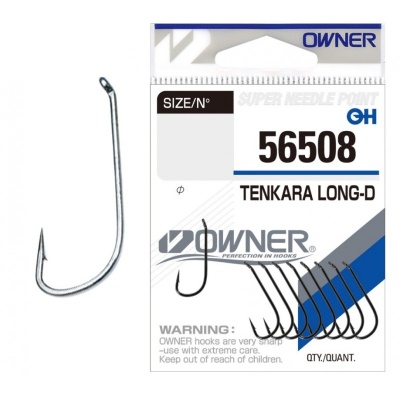 Крючок OWNER Tenkara Long-D №8 9шт