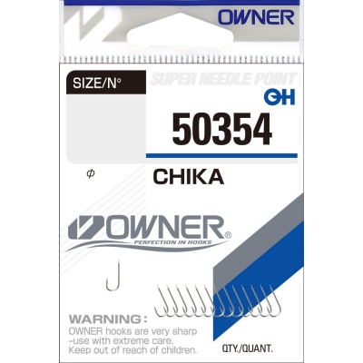 Крючок OWNER Chika nickel №18 14шт