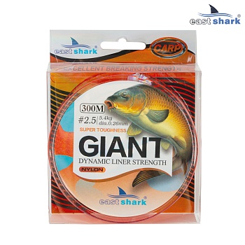 Леска 300м EastShark GIANT NYLON 0,34 мм
