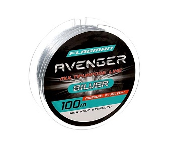 Леска FLAGMAN Avenger Silver Line 100m 0,20mm
