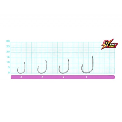 Крючок OWNER Carp Taff Aya teflon №8 9шт