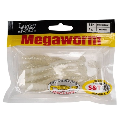 Виброхвосты съедоб. искусст. LJ Pro Series MEGAWORM 3,0in (7,60)/T47 7шт.