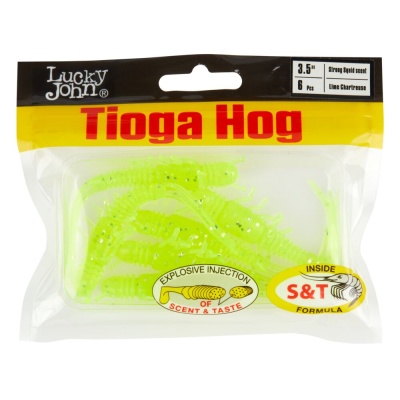 Виброхвосты съедоб. искусст. LJ Pro Series TIOGA HOG 3.5in (08.90)/071 6шт.